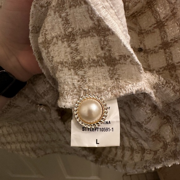 Ivory Tweed Jacket - Picture 6 of 11